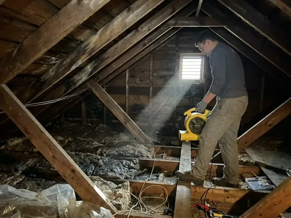 attic-water-damage-drying-proc-007 — frequently asked questions, Emergency Water Extraction & 24/7 Flood Response in Gervais…